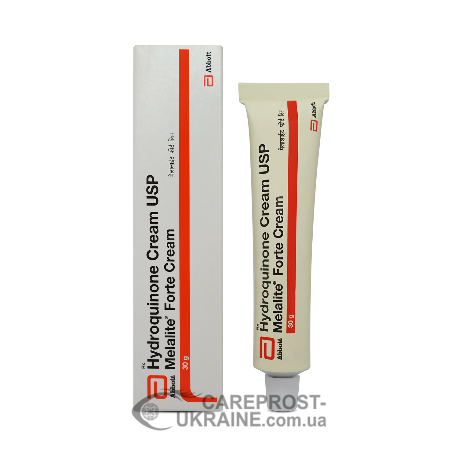 Крем от пигментных пятен Мелалайт Форте с гидрохиноном 4% (Melalite Forte Hydroquinone 4% Cream USP) 30 г