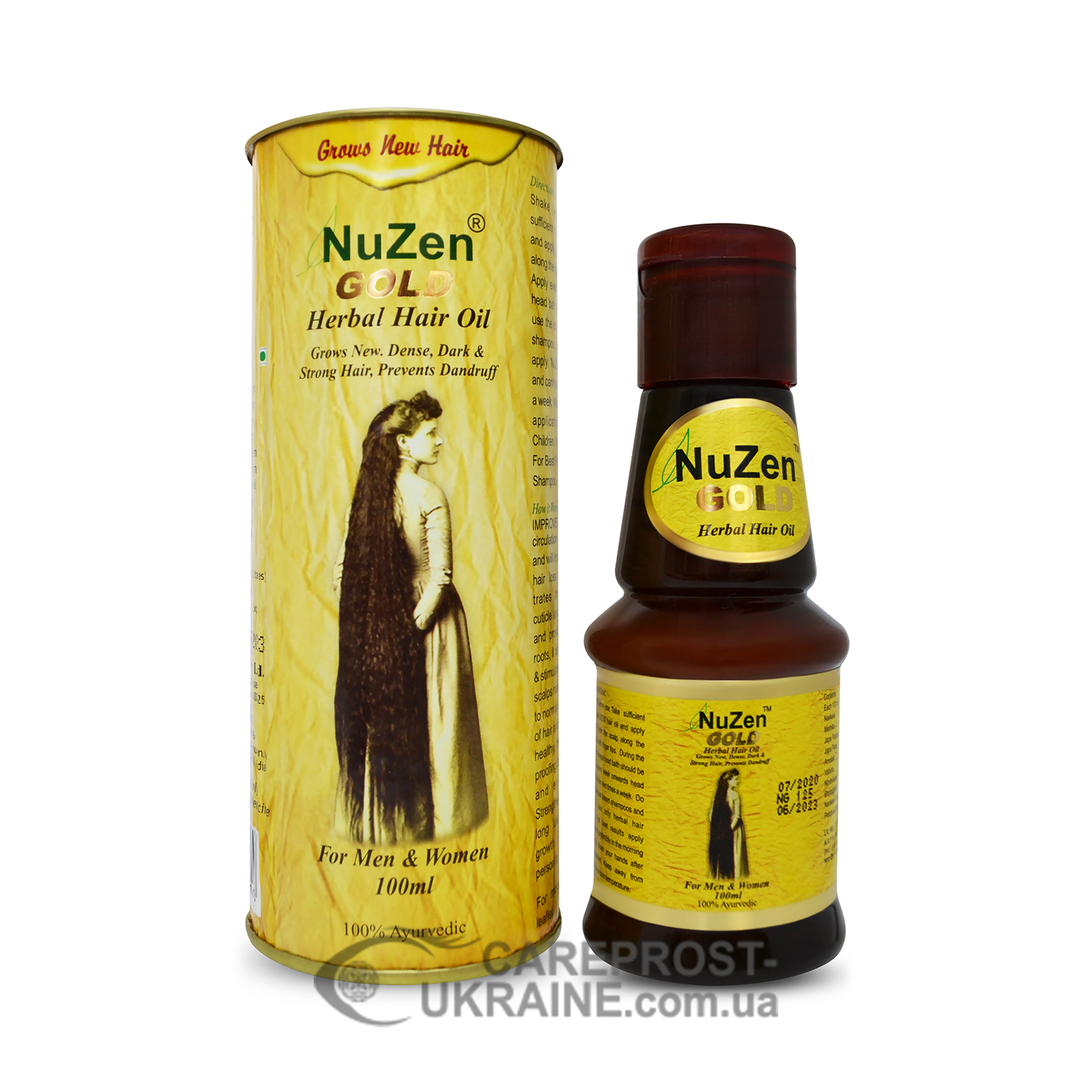 Масло Нузен Голд (Nuzen Gold) для роста и укрепления волос 100 мл
